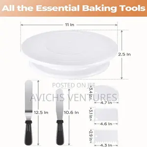 Cake Decorating Kit Baking Supplies Set Cake Turntable