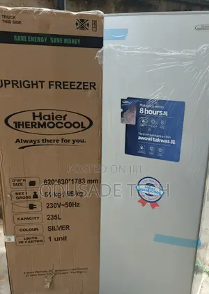 Haier Thermocool Upright Freezer 235l Front