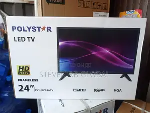 Polystar 24" Led Tv With Free Wall Bracket (Pv-Hkc24atv)
