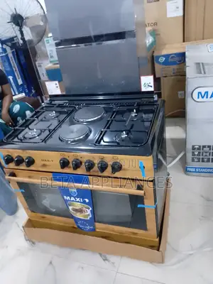 Maxi 4+2 Gas Cooker – Spacious Oven Included
