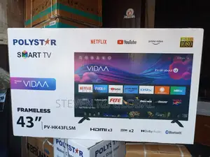 Polystar 43" Smart Vidaa Full Hd Frameless Tv (Pv-Hk43sflsm)