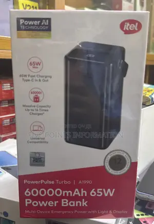 Itel 60000mah 65w Powerbank