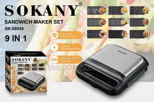 Sokany 9in1 Sandwich Maker