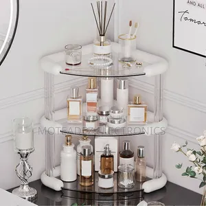 3 Tiers Light Luxury Corner Side Fashion Multipurpose Top Storage Rack