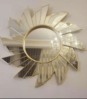 Star Gold Mirror Wall Mirror Art Decor Sleek, Modern Home
