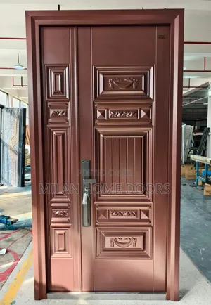 Milan Doors 2.4m By 1.2m Extra Height Copper Security Door