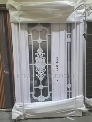 4ft By 7ft French Glass Door White