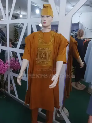 Yellow Agbada for Sale