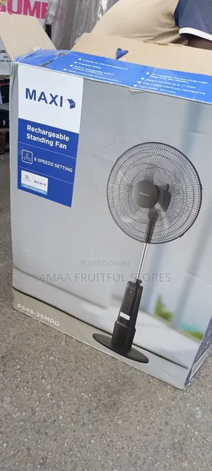 Maxi Rechargeable Fan 18"