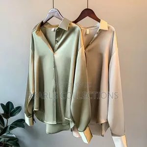 Quality Satin/Silk Female Shirts
