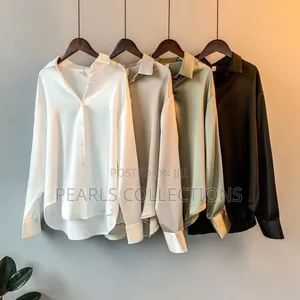 Quality Satin/Silk Female Shirts