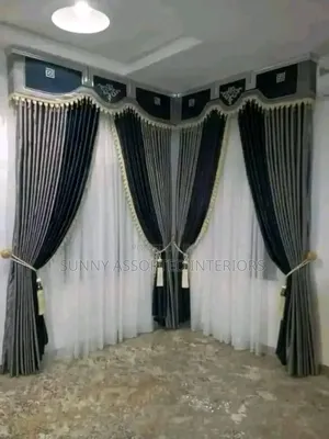 Turkish Curtains Combination With Bord