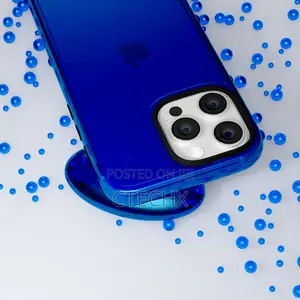 iPhone 16 Pro Case Borderless Slim (Bare Metal Feel) [Ultra Thin Blue