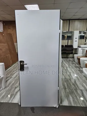 Plain White 3ft Israeli Security Door