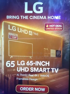 65 Inches Smart Tv With Voice Activated Narrator