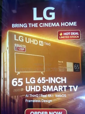 65 Inches Smart Tv With Voice Activated Narrator