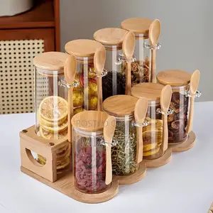 8pcs Spice Jar With Stand
