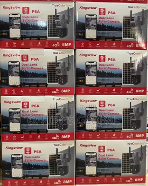 V380 Pro Dual Lens 12mp, 4g, Solar Powered CCTV Camera