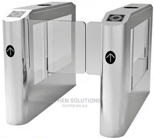 Customer Guidance Swing Barrier Gate IR Sensor Alarm