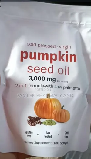 Pumpkin Seed Oil With Saw Palmetto,150 Softgels |Cold Pressed ,Pure