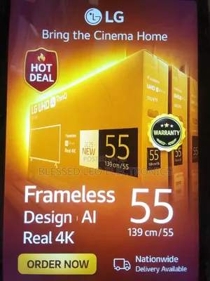 55 Inches Lg Smart Tv With Home Dashboard
