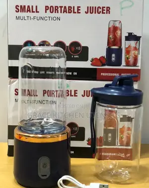 Rechargeable Smoothie Blender With 2cups and Usb Charger