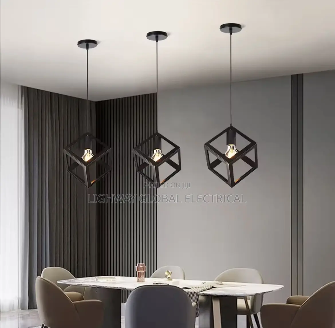 American Vintage Creative Quartet Iron Pendant