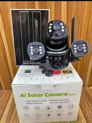 Solar CCTV Camera 3 in One