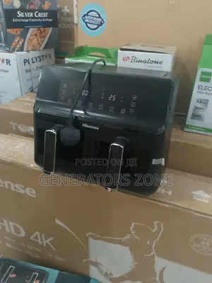 Hisense H08afbk2s1 – 8l Air Fryer With Split Basket
