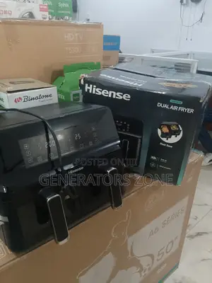 Hisense H08afbk2s1 – Dual Compartment 8l Air Fryer