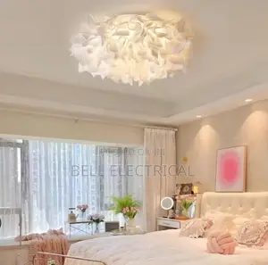 Romantic White Flower Led Ceiling Light