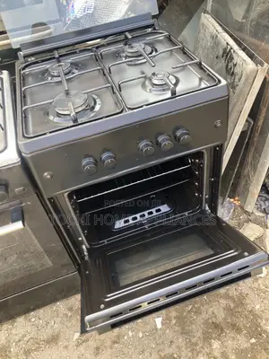 Black Clean Standing Gas Cookers