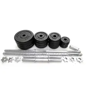 Professional Grade 50kg Dumbbell Barbell Combo – Free Delivery