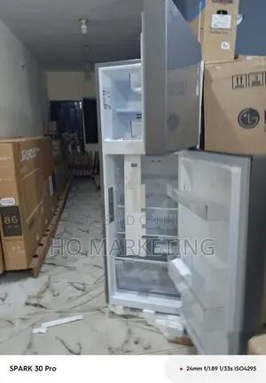 Energy-Saving Lg 264l Top Freezer: Double Door Smart Inverter Tech