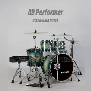 Original Db Performer Black Blue Burst 5 Set Drum