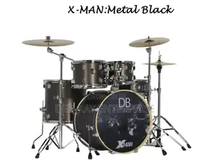 Original Db X - Man: Metal Black 5 Set Drum