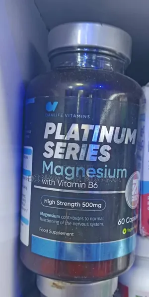 Oaklife Platinum Series Magnesium With Vitamin B6 500mg X60 Caps