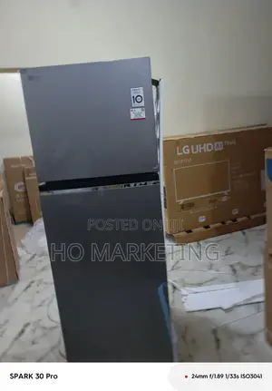 Compact Power: Lg 264l Double Door Fridge With Top Freezer Inverter