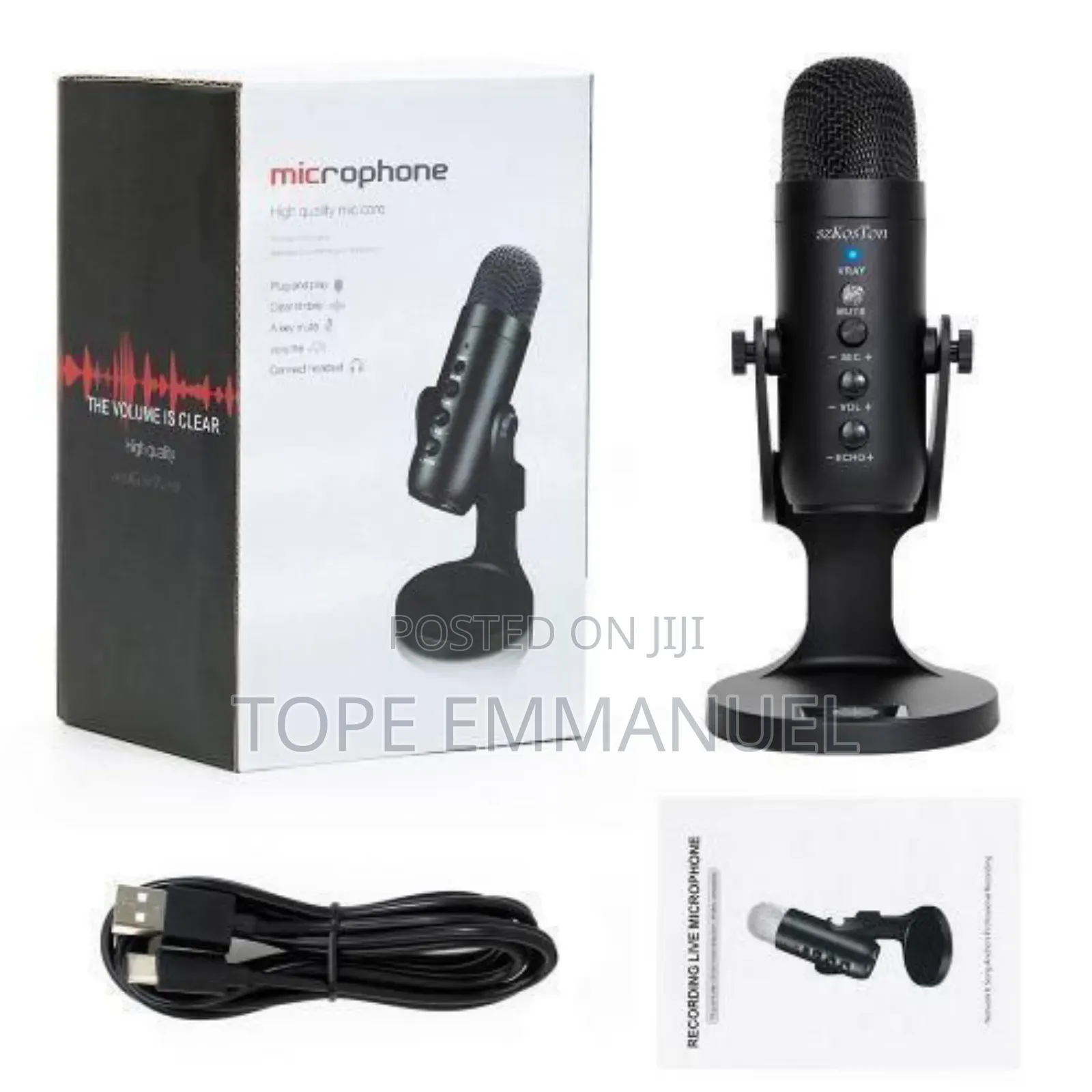 Condenser Microphone Pc Studio Usb Microphone