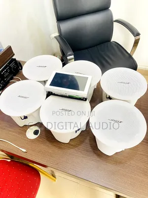 Smart in-Wall Amplifier and 6 Bose Ceiling Speakers