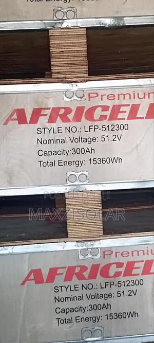 15.6kwh 51v Africell Lithium Battery