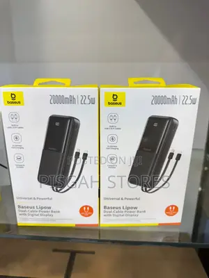 Baseus Lipow Dual-Cable 20000mah 22.5w Power Bank