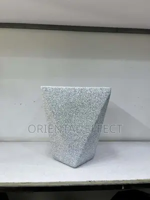 Granite Medium Hexa Flower Pot | Best Indoor Planters for Home Décor