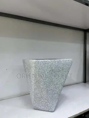 Granite Medium Hexa Flower Pot | Best Indoor Planters for Home Décor