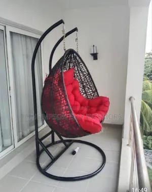 Double Swing Rattan Chair