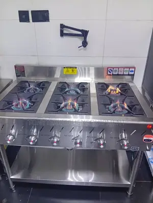6 Burner Commercial Cooker