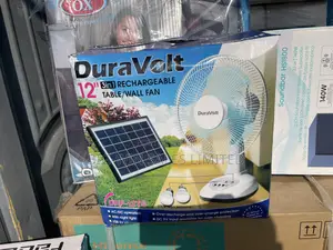 Duravolt Rechargeable Table Fan