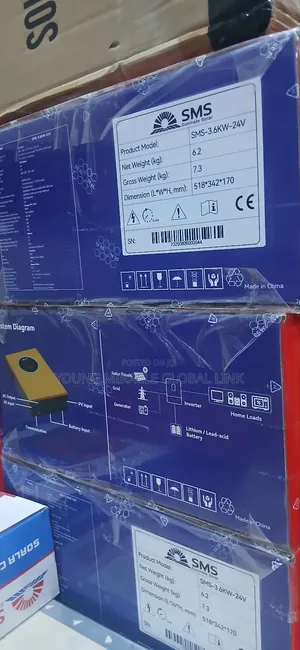 Original Brand New 3.6kva 24v Sms Hybrid Inverter