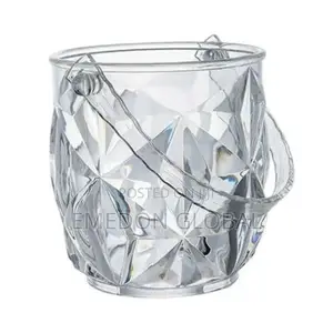 Acrylic Crystal Ice Bucket With Ice Juicer