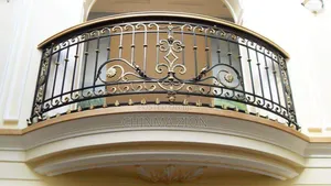 Curved Wrought Iron Handrails